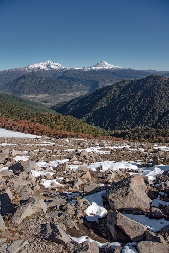 VISTA DESDE SIERRA EL COLORADO, SIERRA NEVADA Y VOLCAN LLAIMA